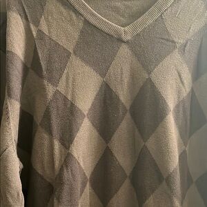 Argyle Patterned men’s old navy Sweater xl brown